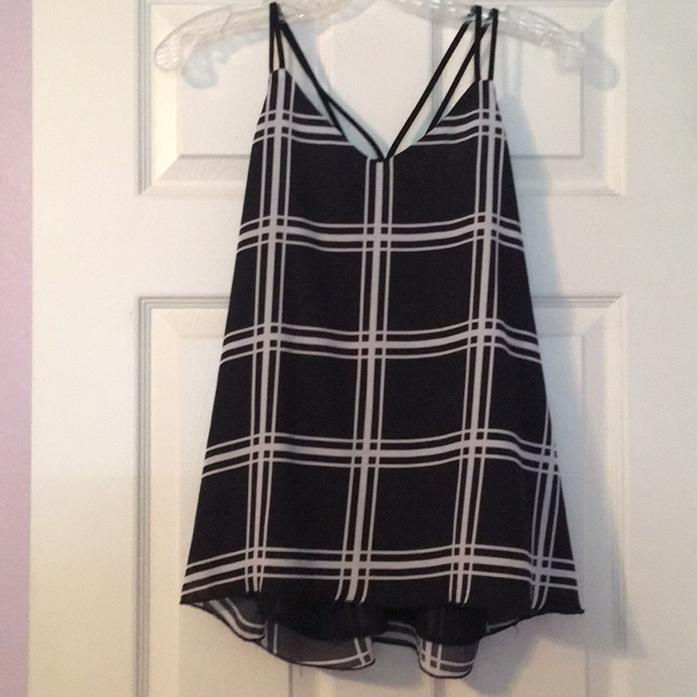 Plaid tank top